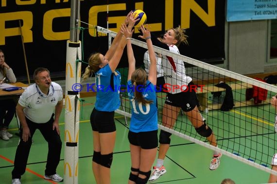 Volleyball Damen 3. Liga Süd SV Sinsheim gegen VC Wiesbaden-2 , 08.10.2016 (© Siegfried)